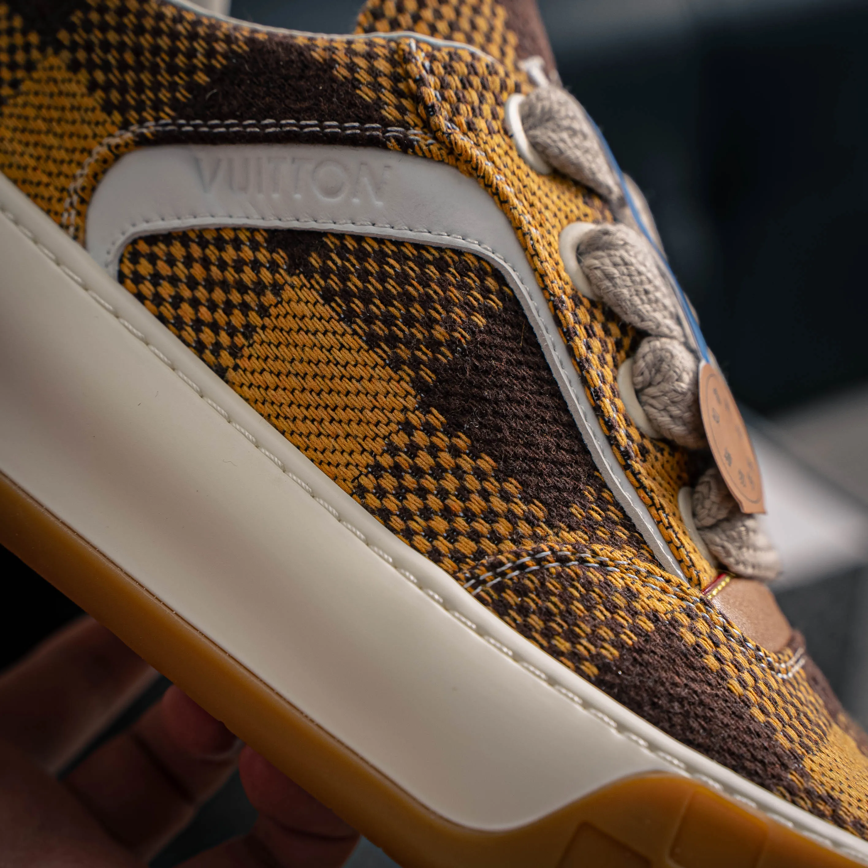 # LV LOUIS VUITTON Tilted Low Sneakers Series Low-Top Retro Versatile Skate Shoes 2026 Skate Shoes Shoes